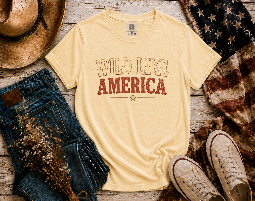 Wild Like America flatlay - Butter