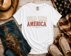 Wild Like America flatlay - White
