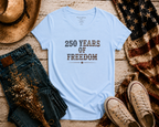 250 Years Of Freedom flatlay - Baby Blue